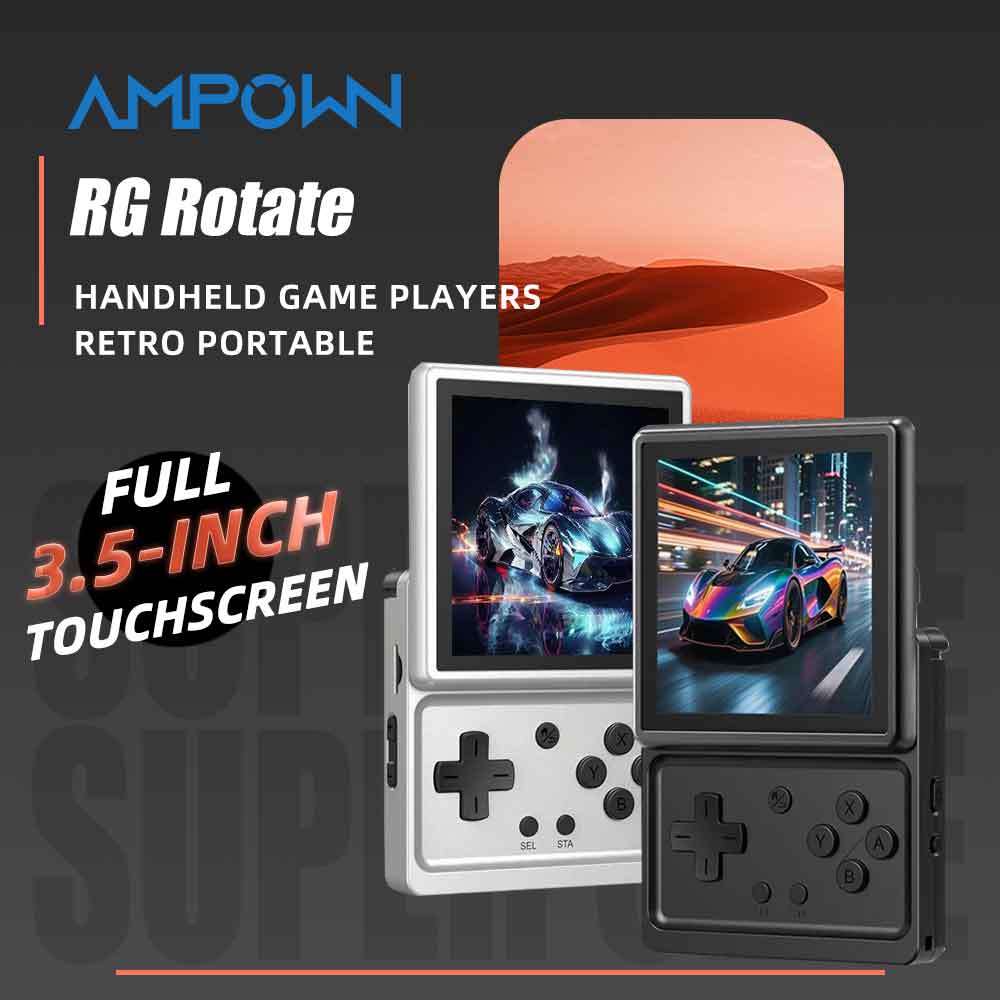 Gaming Console Bluetooth - ANBERNIC RG Rotate Konsol Game Genggam