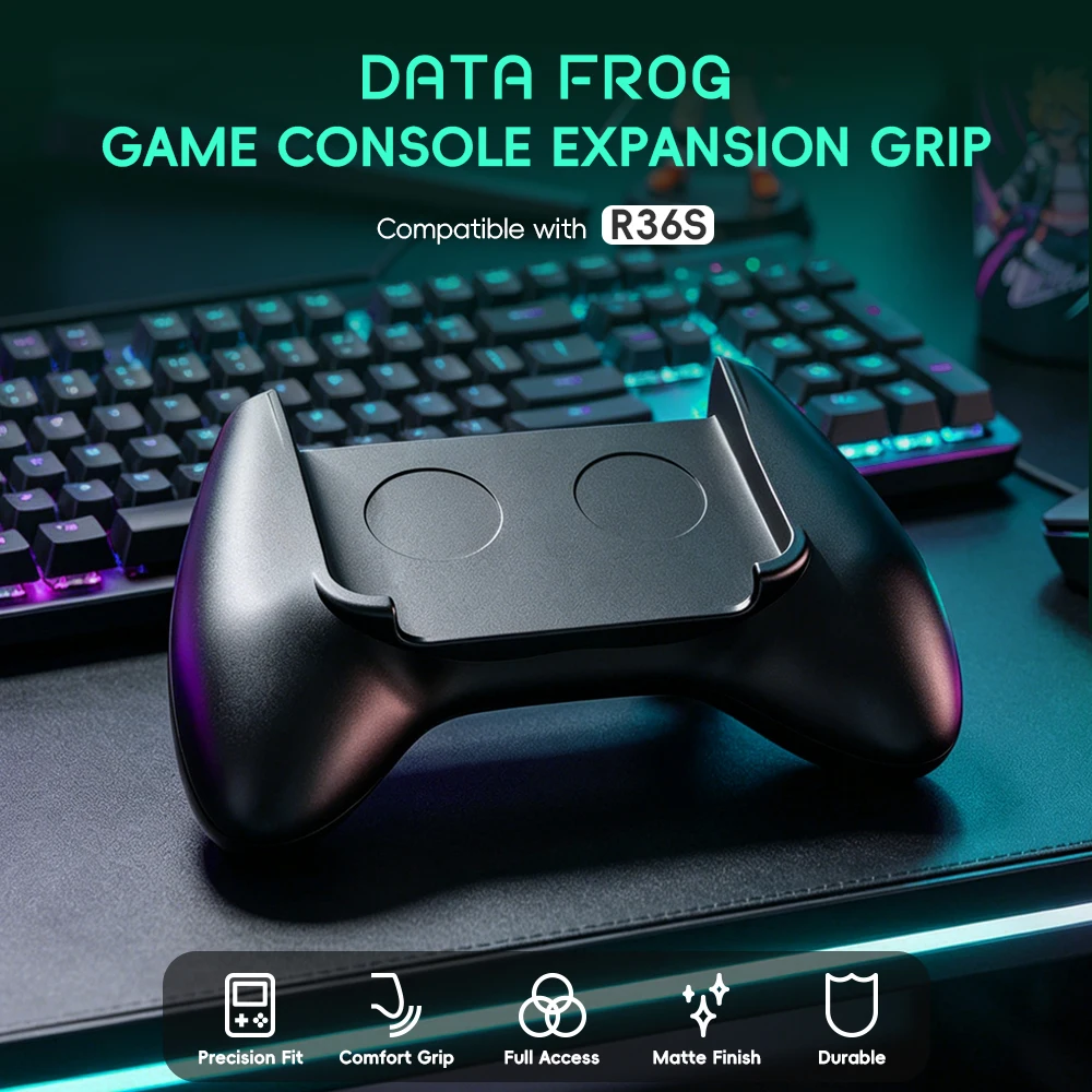 Gaming Console Handheld Retro - Pegangan Game Ergonomis Data Frog R36S,