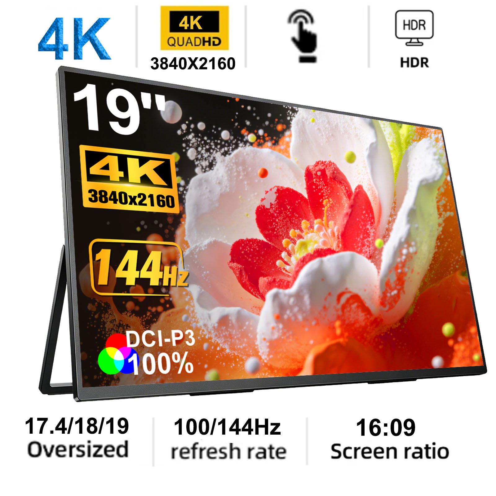 Gaming Console Connect With Phone - Monitor Portabel Gaming 17,4/18,5/19 Inci, 4K