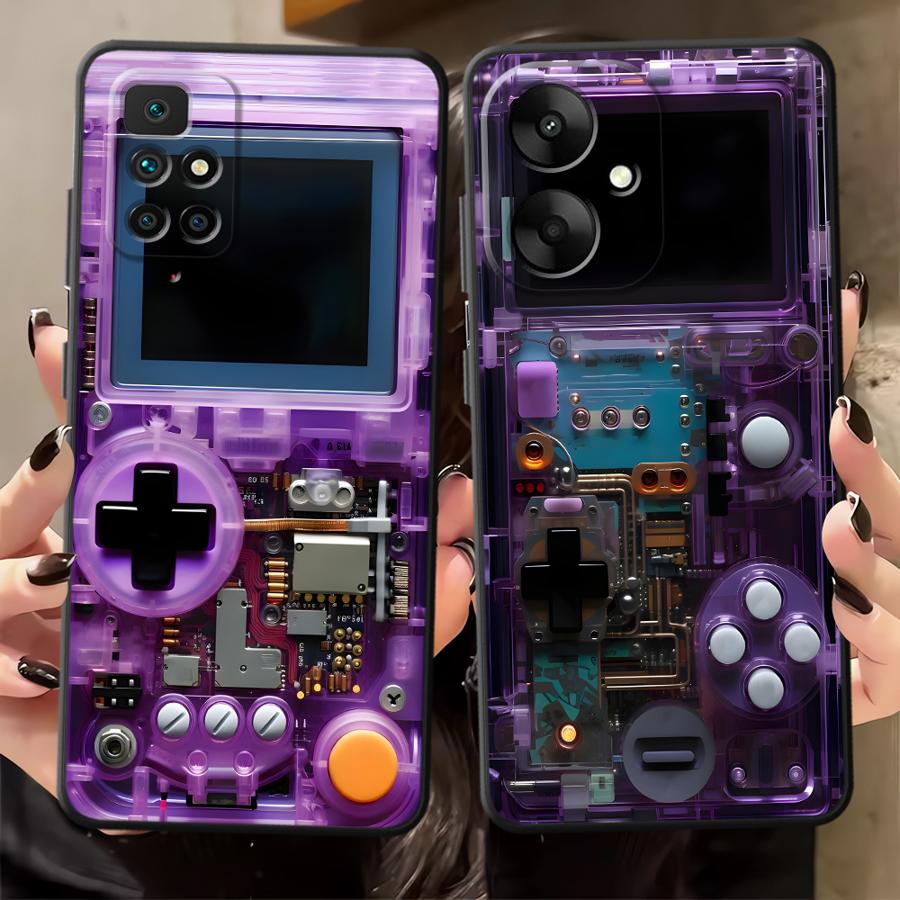 Gaming Console Cartoon - Casing Penutup Ponsel Funda untuk Xiaomi