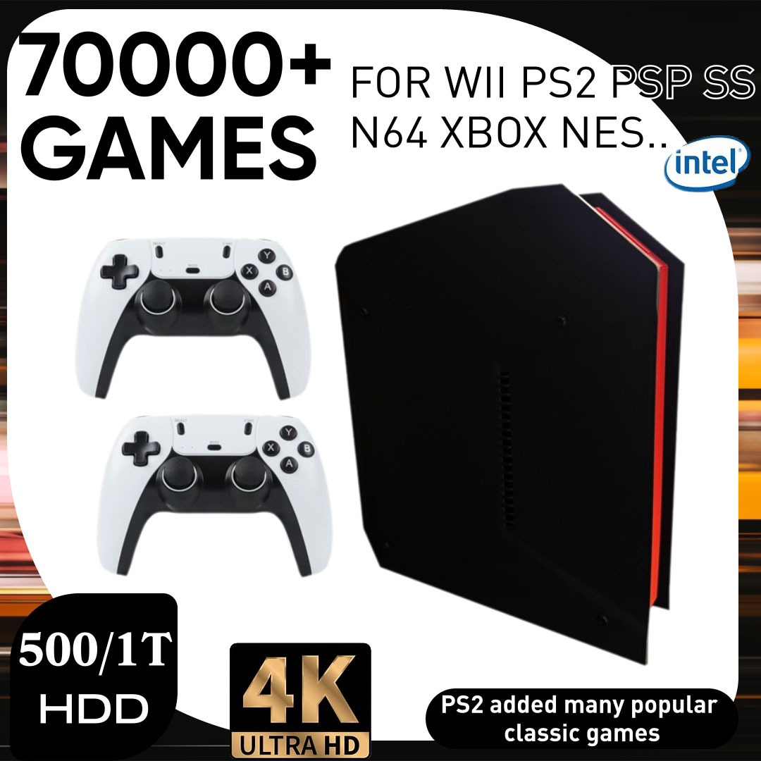 Gaming Console Cartoon - Konsol Video Game Retro X4 Dengan