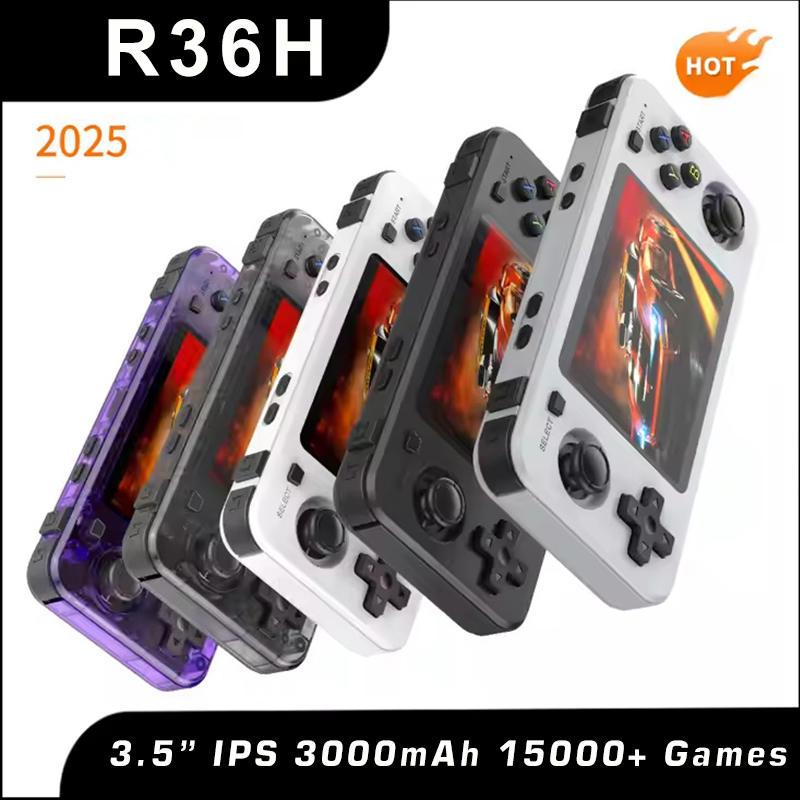 Gaming Console Handheld Retro - Konsol Genggam Retro R36H Baru Sistem