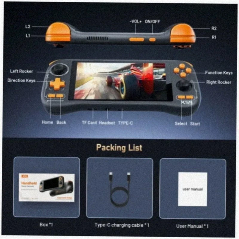 KINHANK K59 Konsol Game Gengga - Gaming Console Under 5000 ulasan dan harga