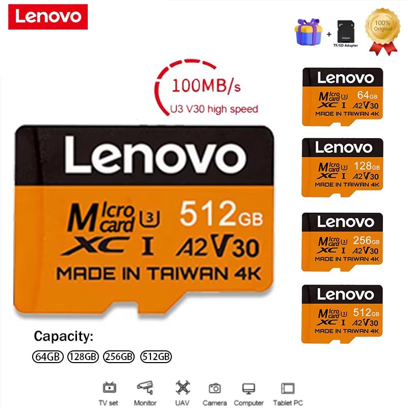 Kartu Memori Lenovo Secure 512 - Gaming Console Lenovo ulasan dan harga