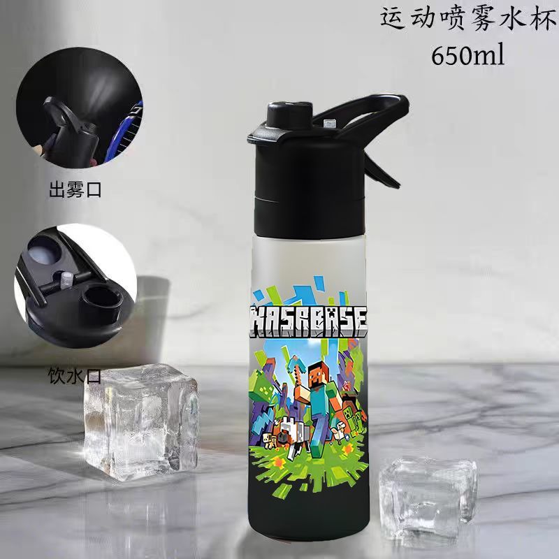 Botol minum Minecraft 650ml, b - Gaming Console With Minecraft ulasan dan harga