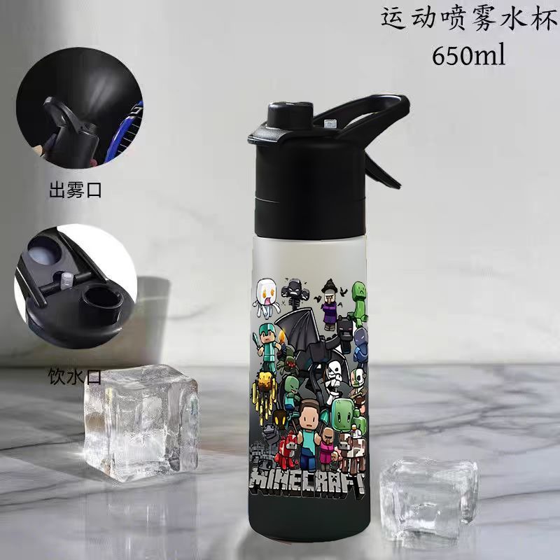 Botol minum Minecraft 650ml, b - Gaming Console With Minecraft ulasan dan harga