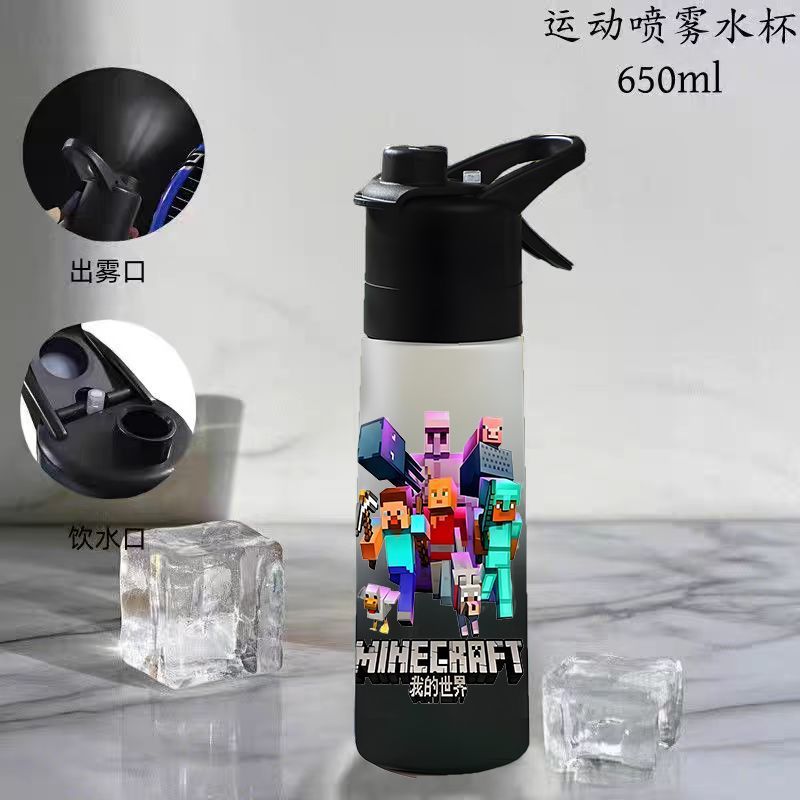 Botol minum Minecraft 650ml, b - Gaming Console With Minecraft ulasan dan harga