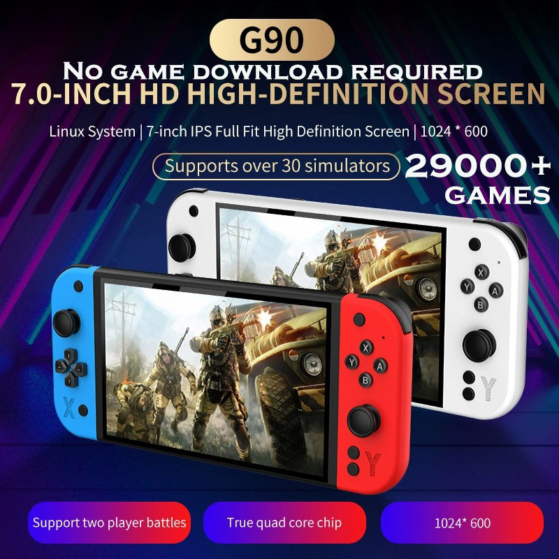 G90 Perangkat Game Genggam Por - Gaming Console Cartoon ulasan dan harga