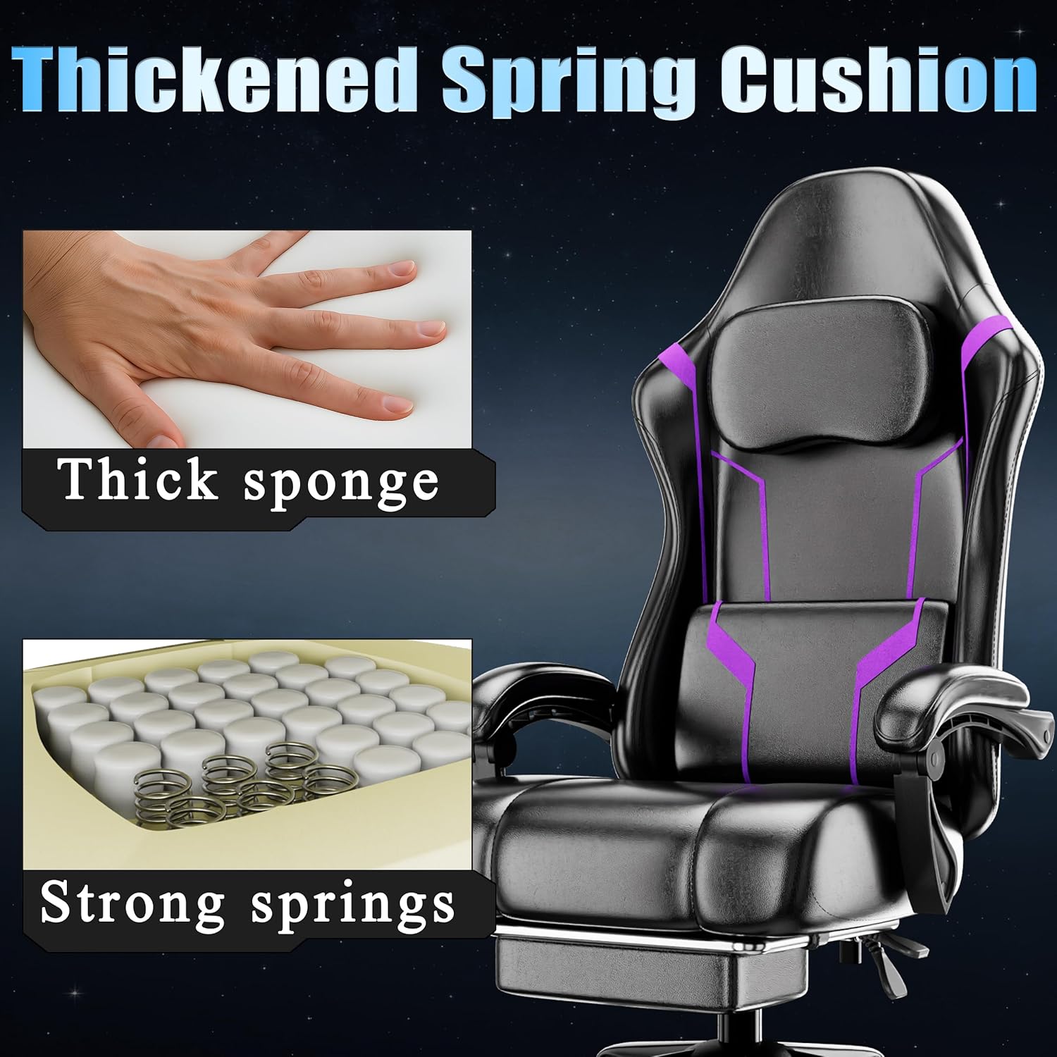 Kursi Gaming Ergonomis dengan  - Gaming Chair Cushion ulasan dan harga