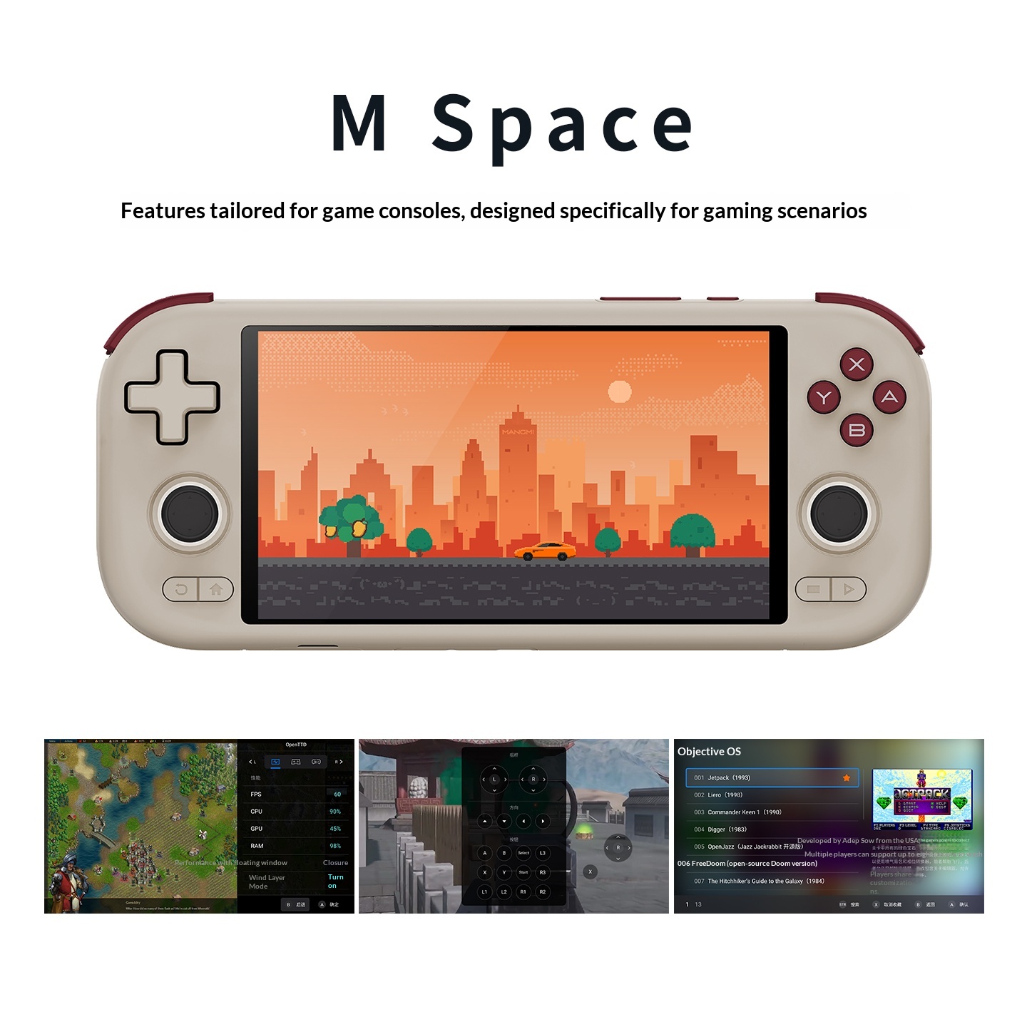 Konsol Game Genggam Mangmi Air - Gaming Console Bluetooth ulasan dan harga