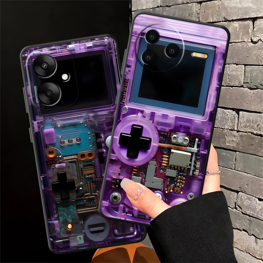 Casing Penutup Ponsel Funda un - Gaming Console Cartoon ulasan dan harga