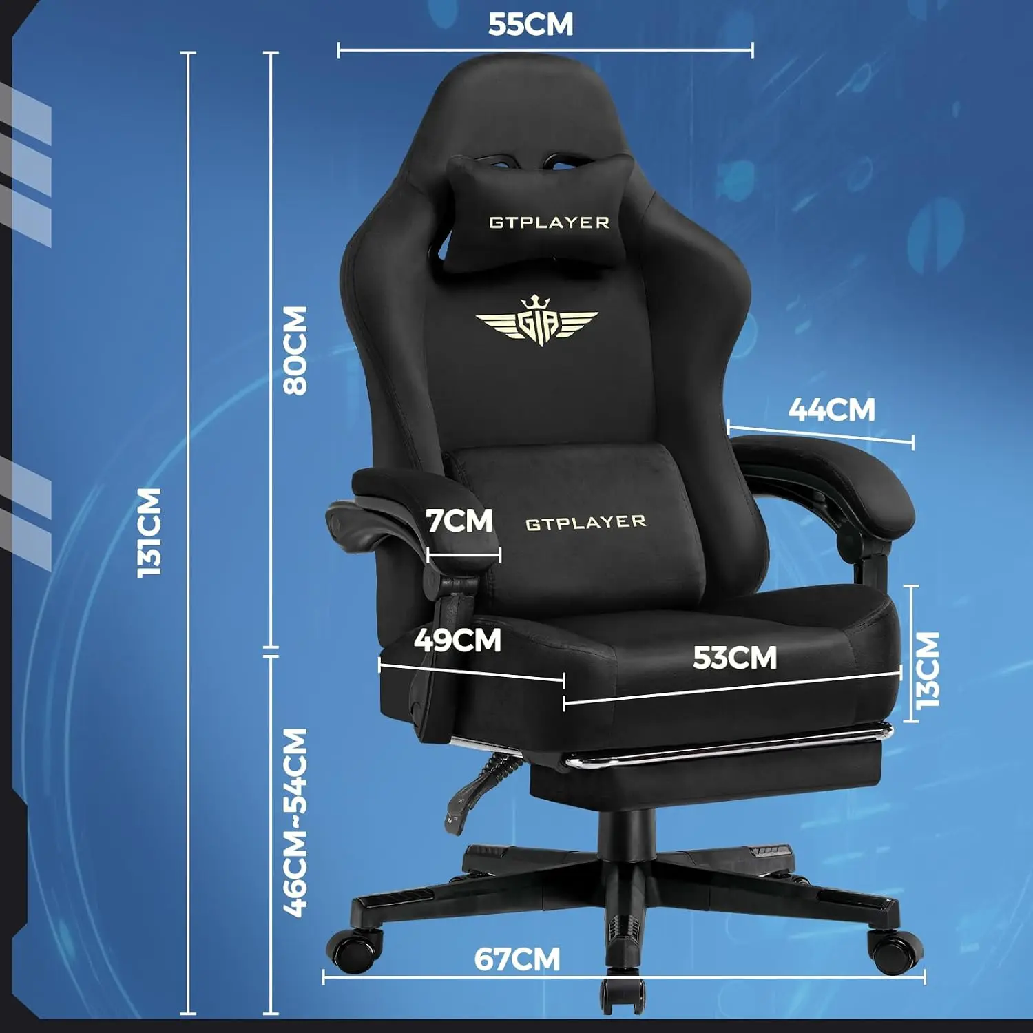 Kursi Gaming Besar dan Tinggi  - Gaming Chair Cushion ulasan dan harga