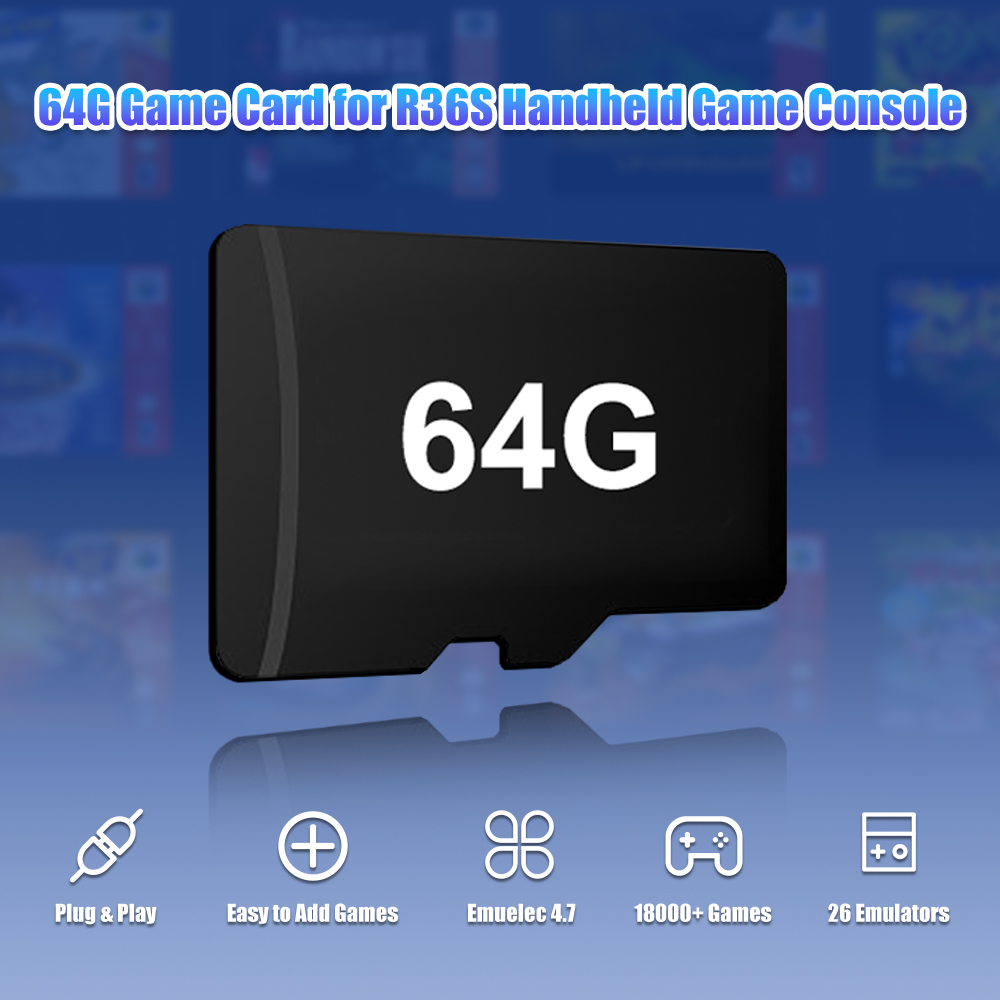 Kartu TF Game 64G untuk Konsol - Gaming Console Handheld Retro ulasan dan harga