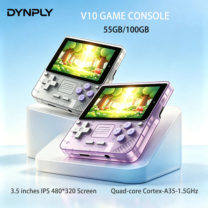POWKIDDY V10 Layar Penuh HD Oc - Gaming Console Cartoon ulasan dan harga