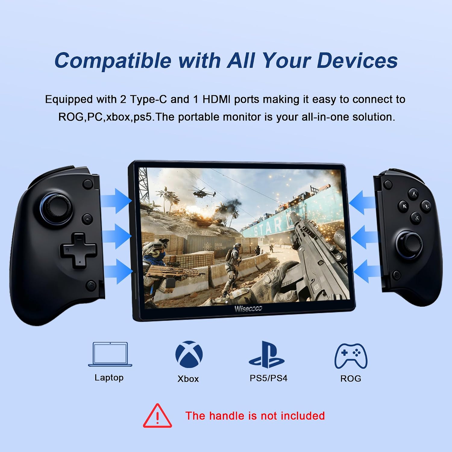 Monitor Gaming Portabel Wiseco - Gaming Console Under 1000 ulasan dan harga