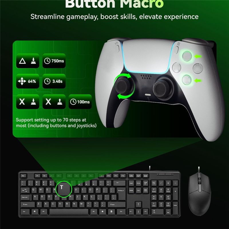 AIMZENIX AX200PRO PC Gaming K& - Gaming Console Cartoon ulasan dan harga