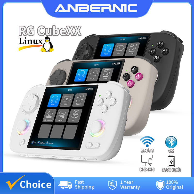 ANBERNIC RG Cubexx Konsol Game - Gaming Console Bluetooth ulasan dan harga